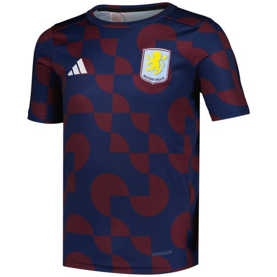 Maglia Pre Partita Terza Aston Villa Bambino 2024/25