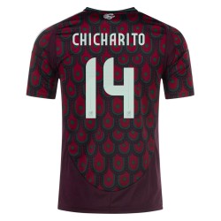 Maglia Casa Javier Hernandez Chicharito #14 Messico Copa America 2024