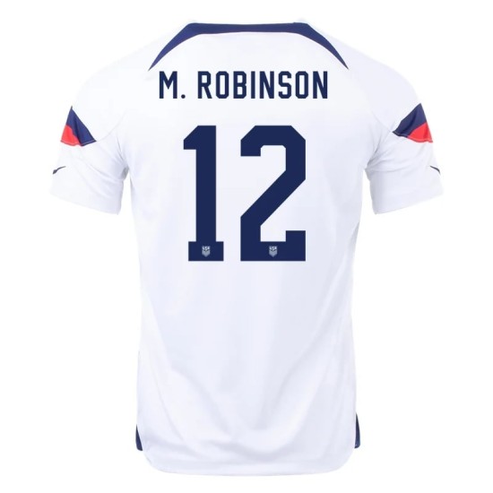 Miles Robinson #12 USMNT Maglia Casa Coppa del Mondo 2022