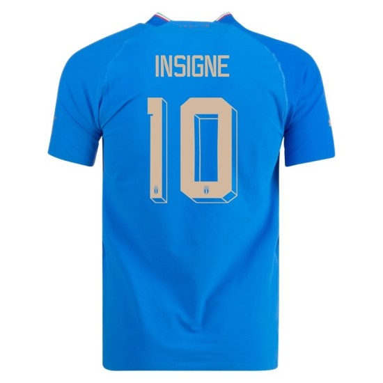 Lorenzo Insigne #10 Italia Maglia Casa Coppa del Mondo 2022