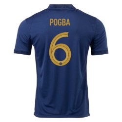 Paul Pogba #6 Francia Maglia Casa Coppa del Mondo 2022