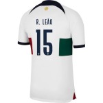 Maglia Trasferta Rafael Leao #15 Portogallo Coppa del Mondo 2022