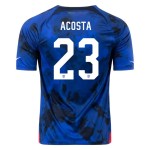 Kellyn Acosta #23 USMNT Maglia Trasferta Coppa del Mondo 2022
