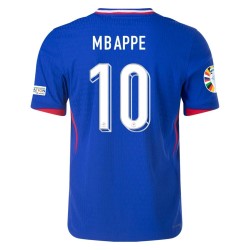Maglia Versione Giocatore Casa Kylian Mbappe #10 Francia EURO 2024