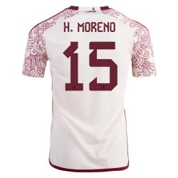 Maglia Trasferta Hector Moreno #15 Messico Coppa del Mondo 2022