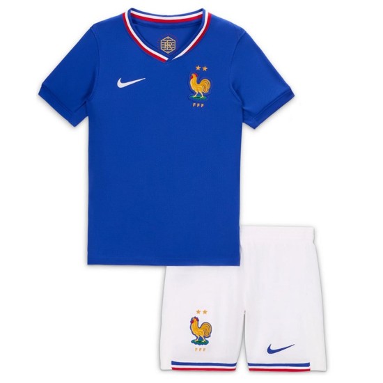 Maglia+Pantaloncini Casa Bambini Francia EURO 2024 Maglia+Pantaloncini Casa Bambini Francia EURO 2024