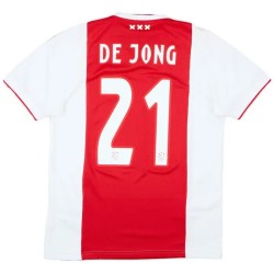 Maglia Casa F.DE JONG Ajax 2018/19 Donna