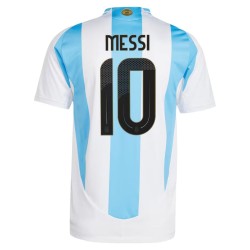 Maglia Versione Giocatore Casa Lionel Messi #10 Argentina Copa America 2024