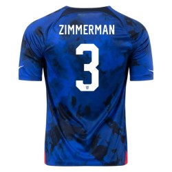 Walker Zimmerman #3 USMNT Maglia Trasferta Coppa del Mondo 2022