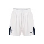 Pantaloncini Casa Napoli Uomo 2024/25 - Bianco/Blu Marino