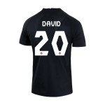 Jonathan David #20 Canada Terza Maglia Coppa del Mondo 2022