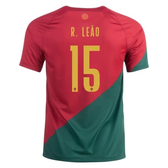 Rafael Leao #15 Portogallo Maglia Casa Coppa del Mondo 2022