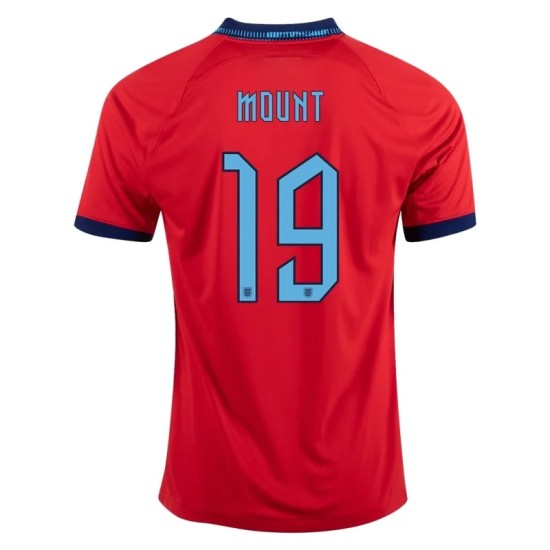 Mason Mount #19 Inghilterra Maglia Trasferta Coppa del Mondo 2022