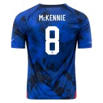 Maglia Trasferta Weston McKennie #8 USMNT Coppa del Mondo 2022
