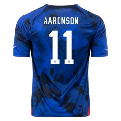 Brenden Aaronson #11 USMNT Maglia Trasferta Coppa del Mondo 2022