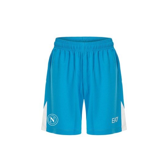 Pantaloncini Casa Napoli Bambino 2024/25 - Azzurro