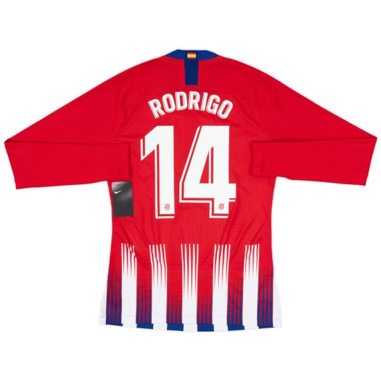 Maglietta Casa Bambino RODRIGO Atletico Madrid 2024/25 a Maniche Lunghe