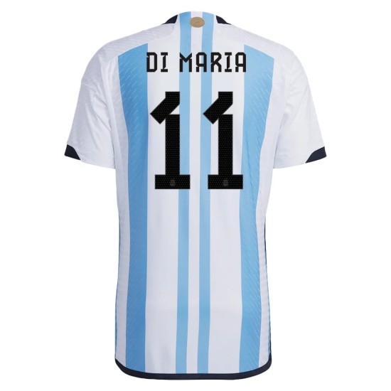 Angel Di Maria #11 Argentina Maglia Casa Coppa del Mondo 2022