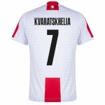 Maglia Casa Khvicha Kvaratskhelia #7 Georgia EURO 2024