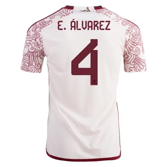 Edson Alvarez #4 Messico Maglia Trasferta Coppa del Mondo 2022