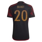 Julian Brandt #20 Germania Maglia Trasferta Coppa del Mondo 2022
