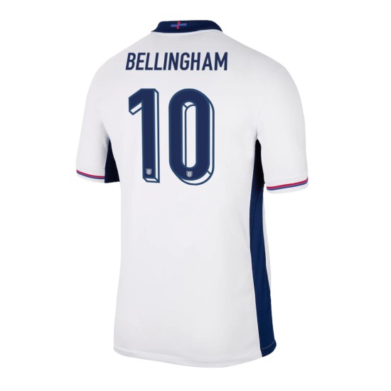 Maglia Casa Jude Bellingham #10 Inghilterra EURO 2024