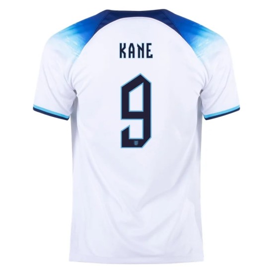 Harry Kane #9 Inghilterra Maglia Casa Coppa del Mondo 2022 Harry Kane #9 Inghilterra Maglia Casa Coppa del Mondo 2022