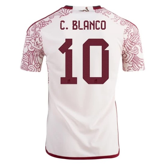 Cuauhtemoc Blanco #10 Messico Maglia Trasferta Coppa del Mondo 2022