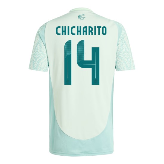 Maglia Trasferta Javier Hernandez Chicharito #14 Messico Copa America 2024