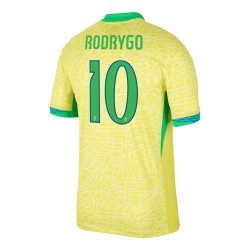 Maglia Casa RODRYGO #10 Brasile Copa America 2024