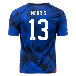 Jordan Morris #13 USMNT Maglia Trasferta Coppa del Mondo 2022