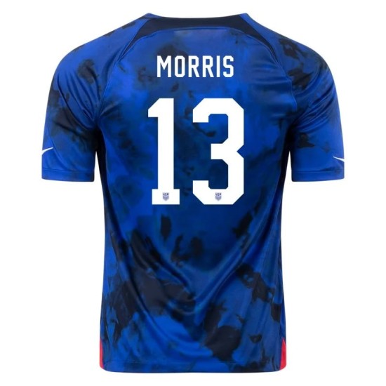 Jordan Morris #13 USMNT Maglia Trasferta Coppa del Mondo 2022