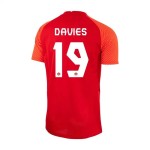 Alphonso Davies #19 Canada Maglia Casa Coppa del Mondo 2022