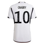 Serge Gnabry #10 Germania Maglia Casa Coppa del Mondo 2022