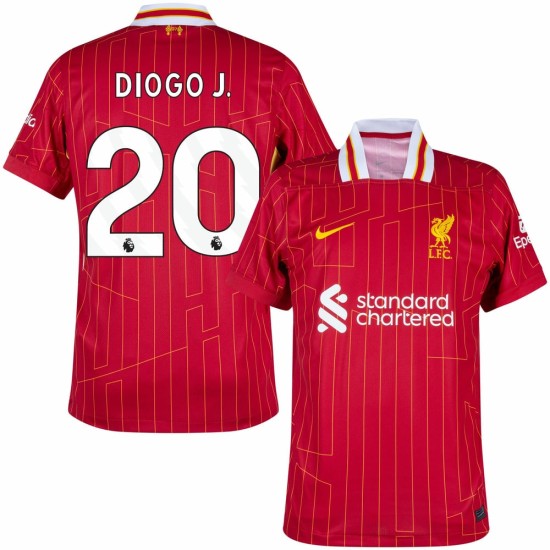 Donna Diogo Jota #20 Liverpool 2024/25 Maglia Casa