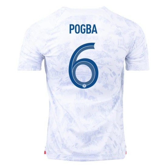 Paul Pogba #6 Francia Maglia Trasferta Coppa del Mondo 2022