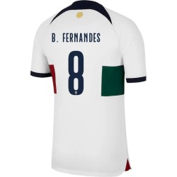 Bruno Fernandes #8 Portogallo Maglia Trasferta Coppa del Mondo 2022