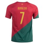 Cristiano Ronaldo #7 Portogallo Maglia Casa Coppa del Mondo 2022