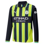 Maglia Maniche Lunghe Trasferta Manchester City Bambino 2024/25