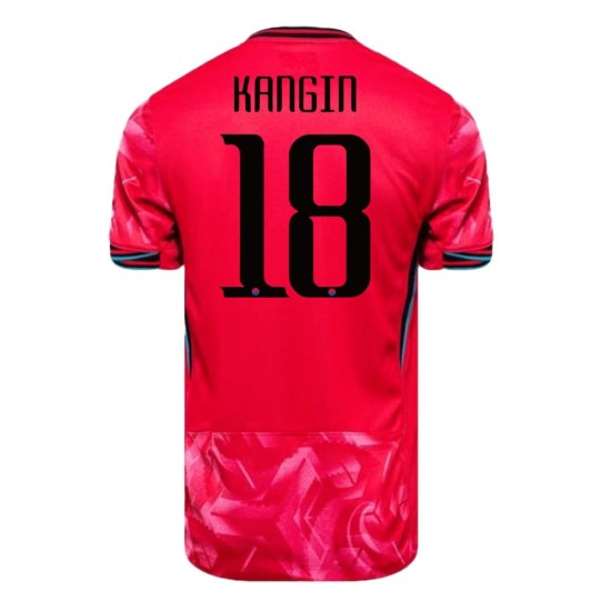 Maglia Casa KANGIN #18 Corea Del Sud 2024