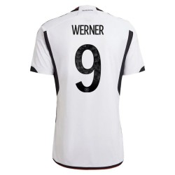 Timo Werner #9 Germania Maglia Casa Coppa del Mondo 2022
