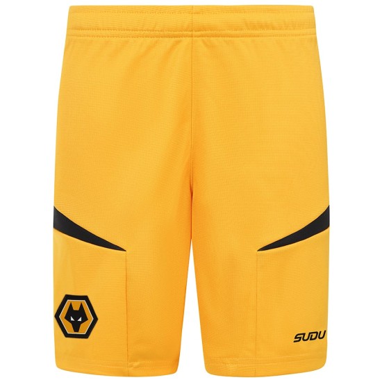 Pantaloncini Casa Wolverhampton Wanderers Bambino 2024/25 Pantaloncini Casa Wolverhampton Wanderers Bambino 2024/25
