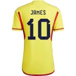 James Rodriguez #10 Colombia Maglia Casa Coppa del Mondo 2022
