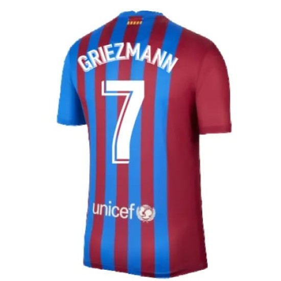 Maglia Casa 2021/22 FC Barcelona di GRIEZMANN da Uomo