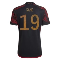Leroy Sane #19 Germania Maglia Trasferta Coppa del Mondo 2022