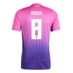 Maglia Trasferta Toni Kroos #8 Germania EURO 2024 Maglia Trasferta Toni Kroos #8 Germania EURO 2024