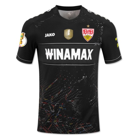 Uomo VfB Stuttgart 2024/25 Maglia Trasferta Finale di Coppa - Nera