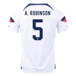 Antonee Robinson #5 USMNT Maglia Casa Coppa del Mondo 2022
