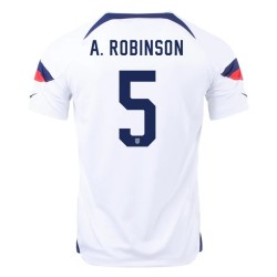 Antonee Robinson #5 USMNT Maglia Casa Coppa del Mondo 2022