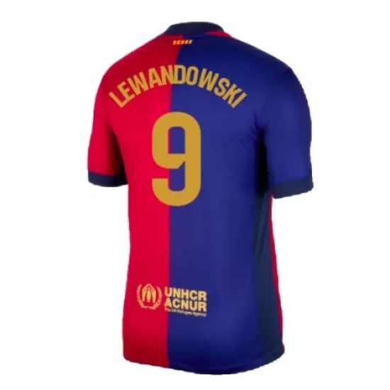 Maglia da casa bambino LEWANDOWSKI FC Barcellona 2024/25